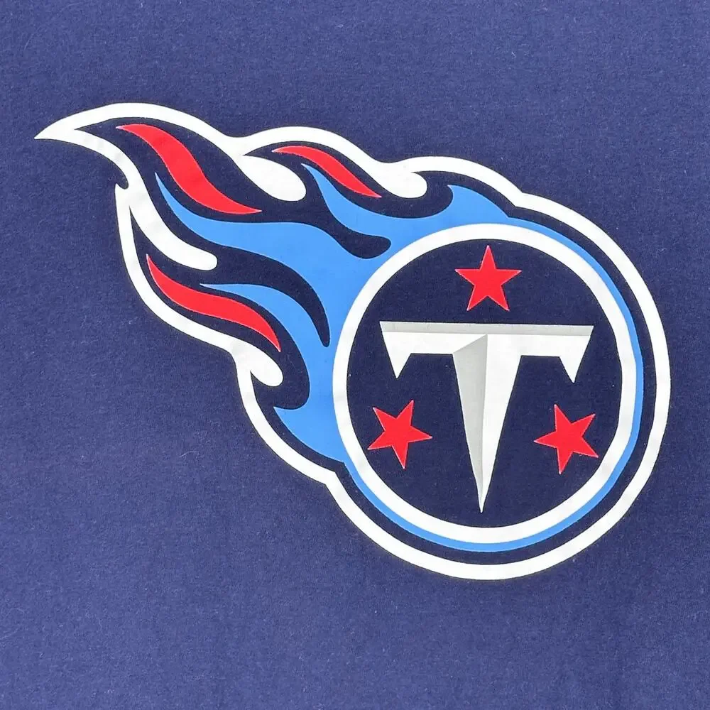 Nike Tennessee Titans NFL Football Short Sleeve T Shirt Mens Size Medium Blue
